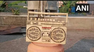 Odisha artist recreates 1980s stereo with matchsticks